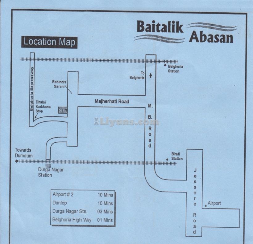 Location Map of Baitalik Abasan